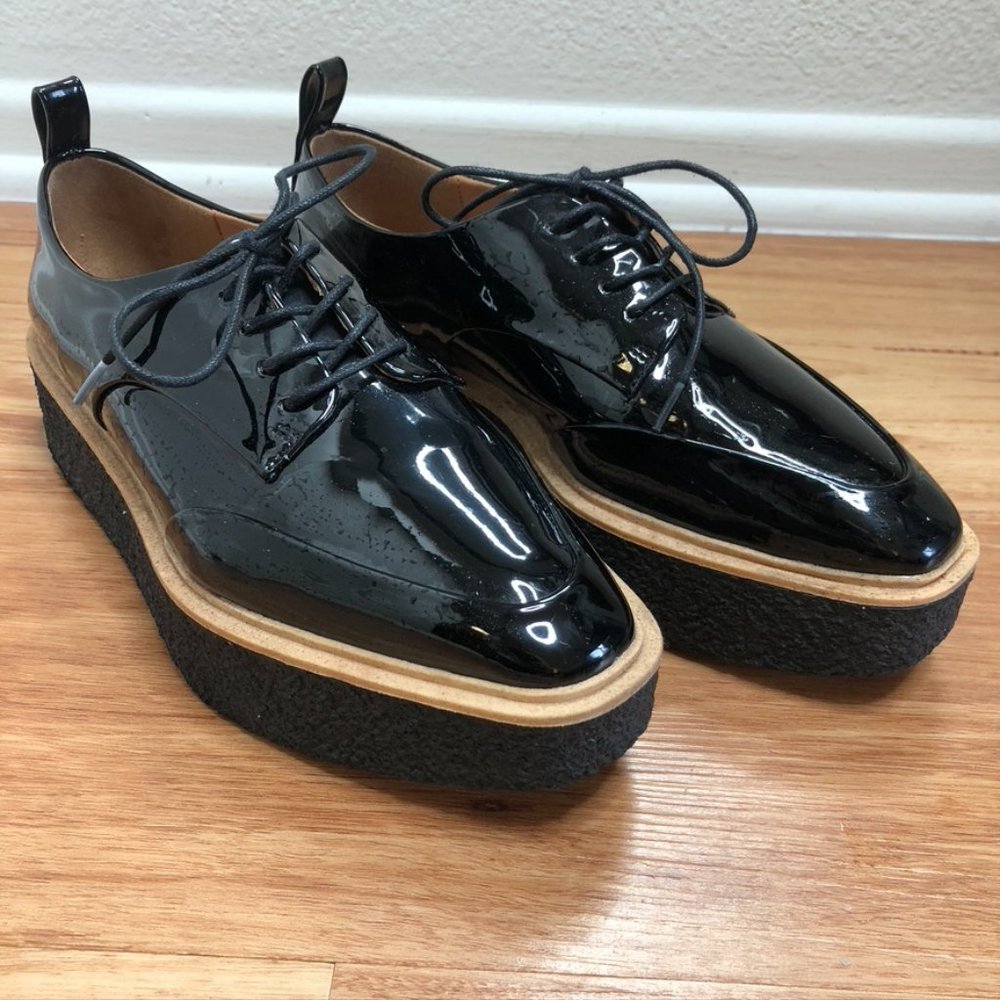 Black Platform Dress Shoe
